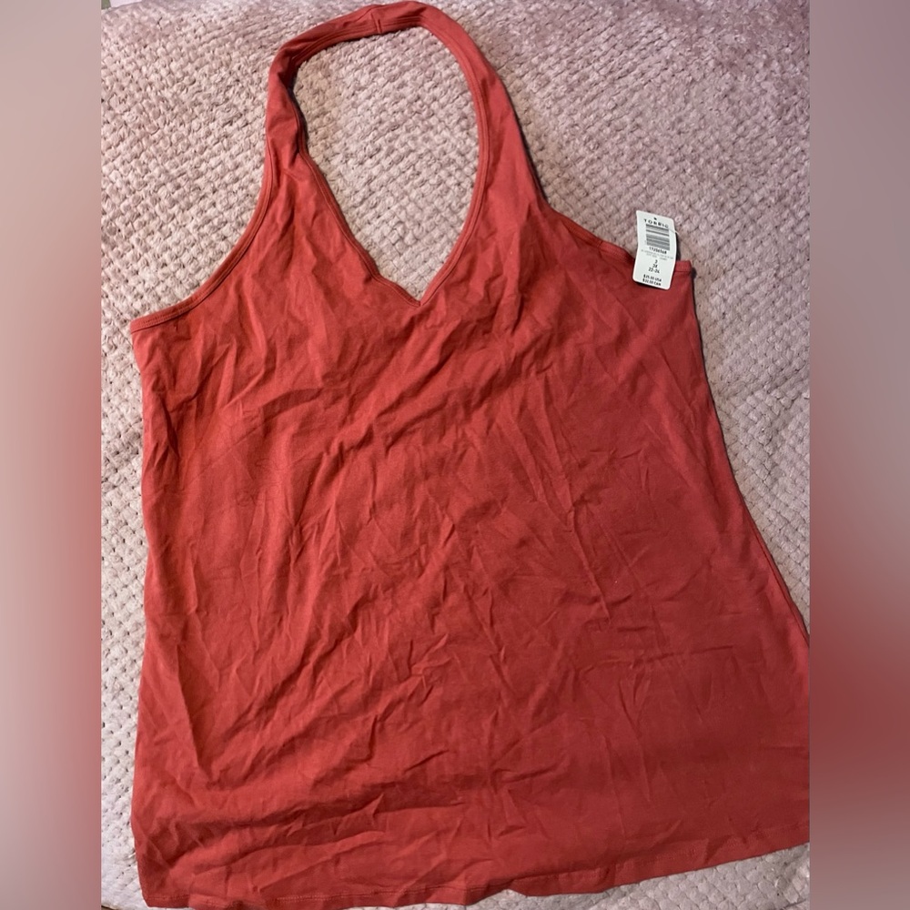 🍎Torrid Halter Neck Coral Tank Top